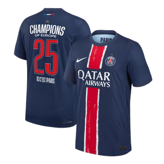 Men's Player Version PSG Champions Jersey 2024/25