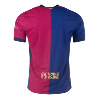 Men's Player Version Barcelona Home Jersey 2024/25