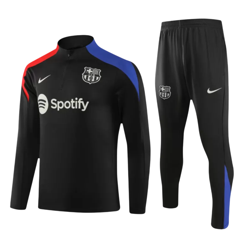 Men's FC Barcelona Black-Out Tracksuit 2024/25 – World Of Soccer U.S.