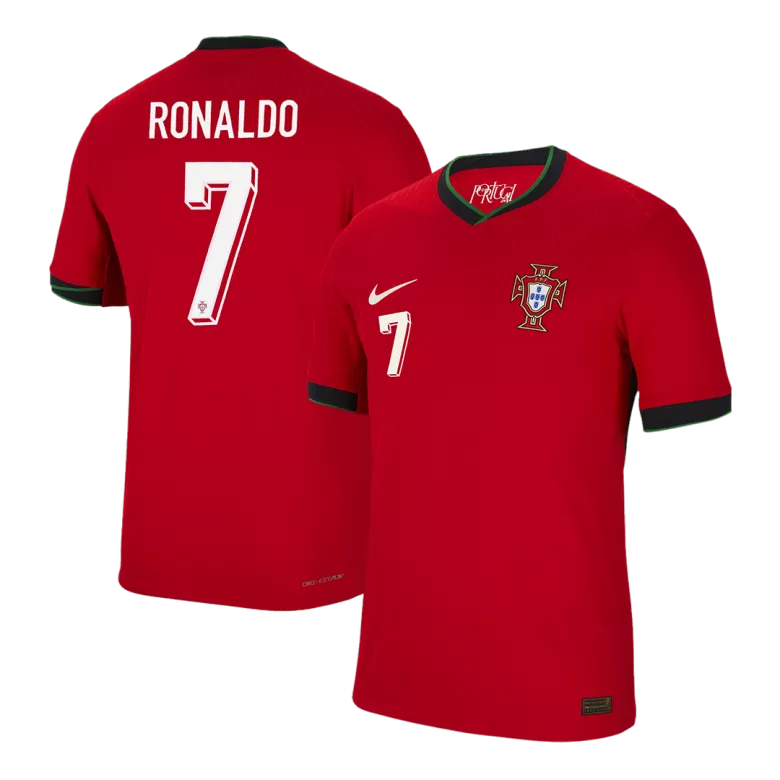 Men's Cristiano Ronaldo Authentic Portugal Home Jersey 2024 – World Of