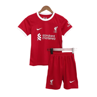 Equipación de primera equipación del Liverpool FC para niños 2023/24