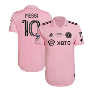 Authentisches Lionel Messi Inter Miami CF Leagues Cup-Finale-Heimtrikot 22/23 für Herren 