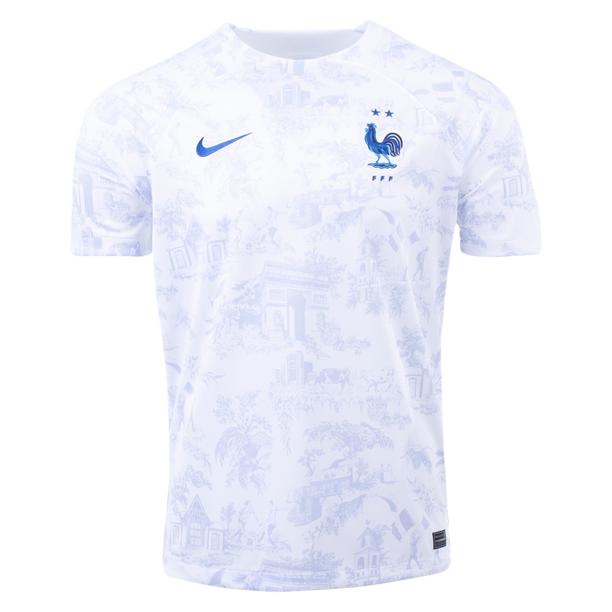 France Soccer Jersey Away Player Version World Cup 2022